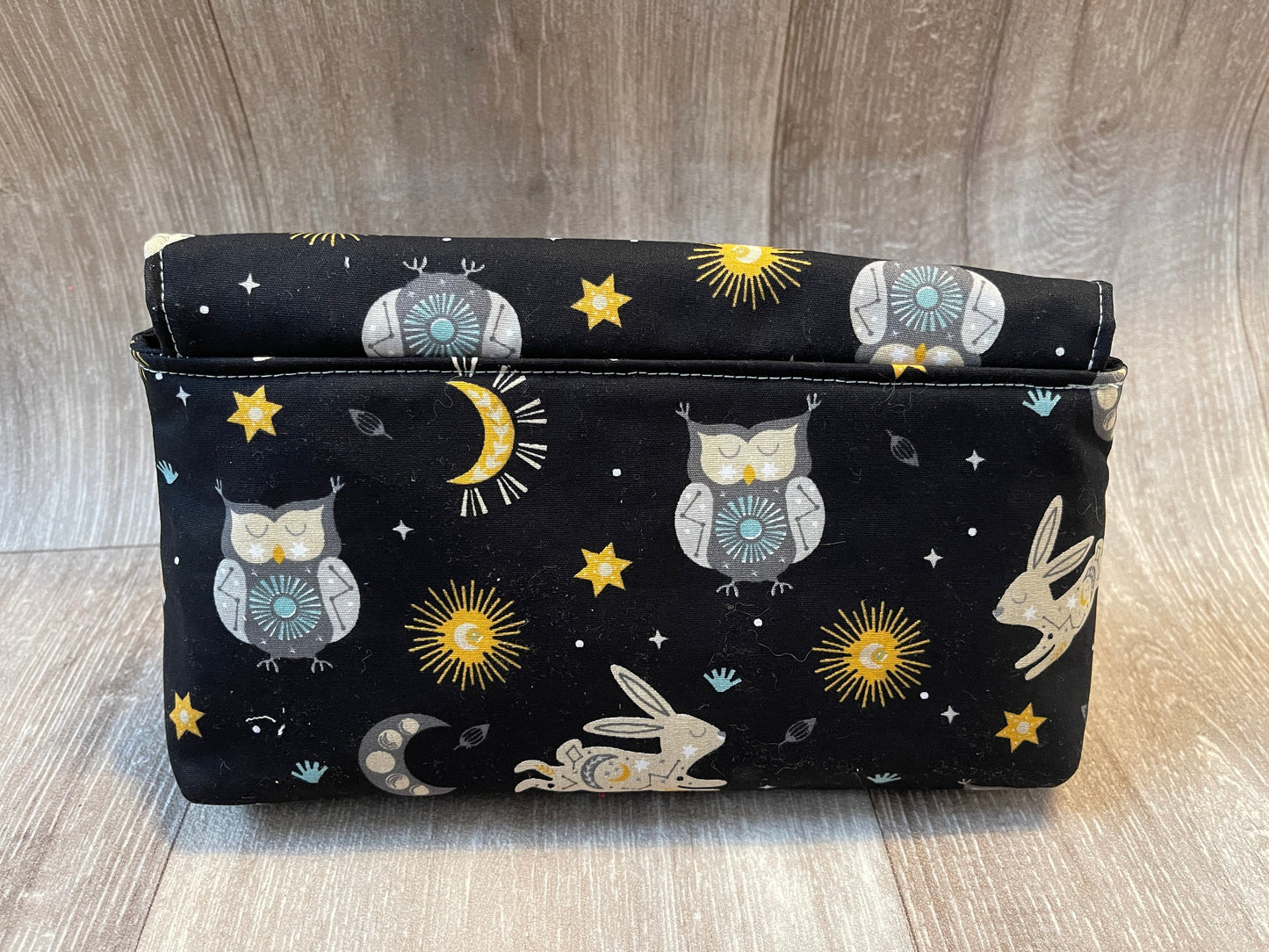 Täschchen „Kaninchen, Eule & Sterne“