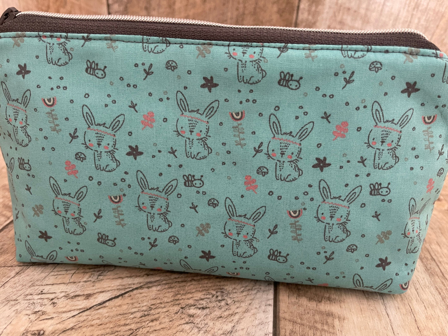 Täschchen „Boho Kaninchen Türkis“