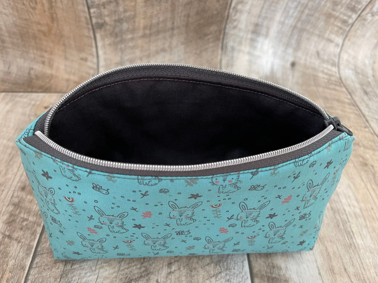 Täschchen „Boho Kaninchen Türkis“