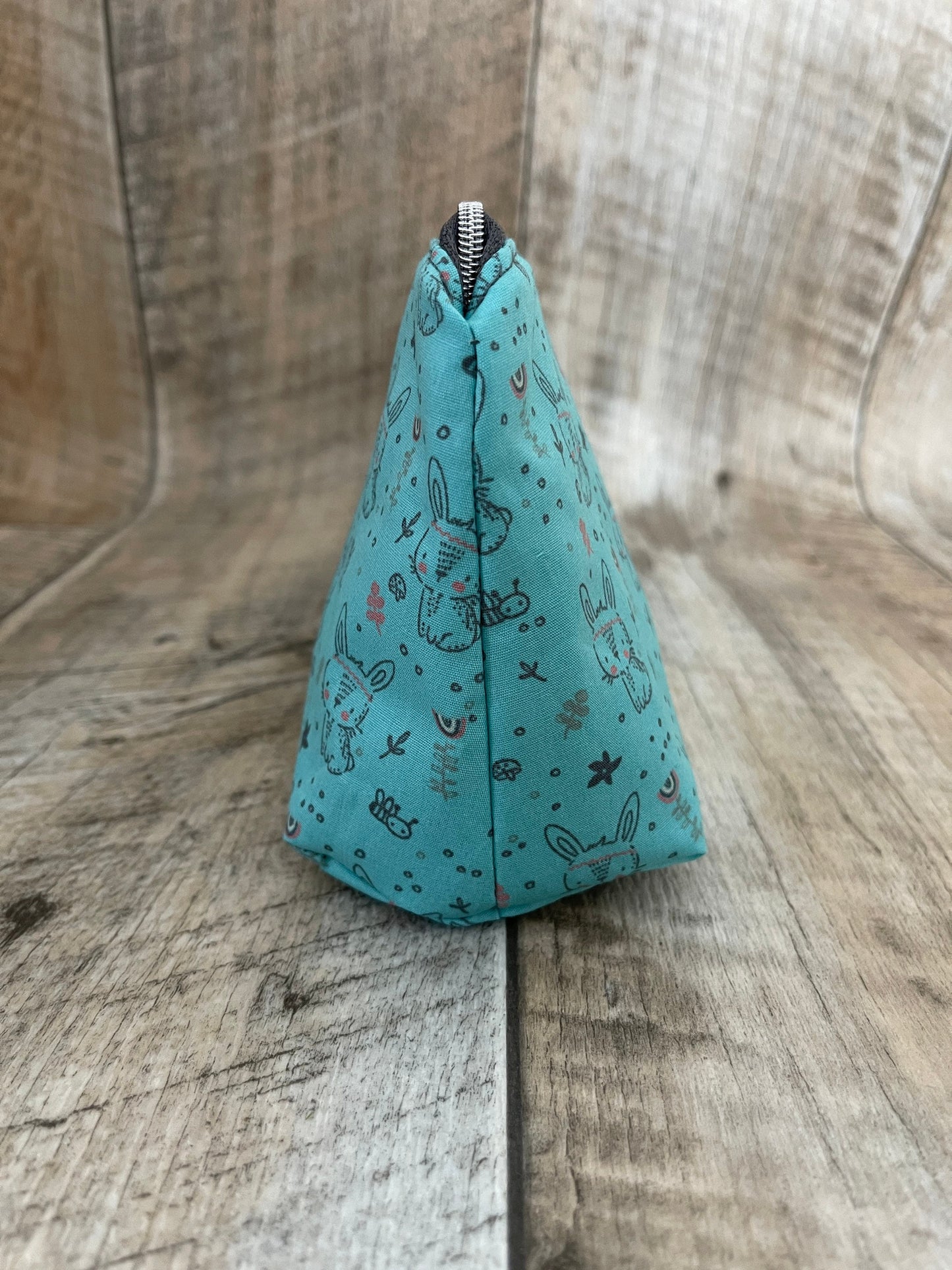 Täschchen „Boho Kaninchen Türkis“