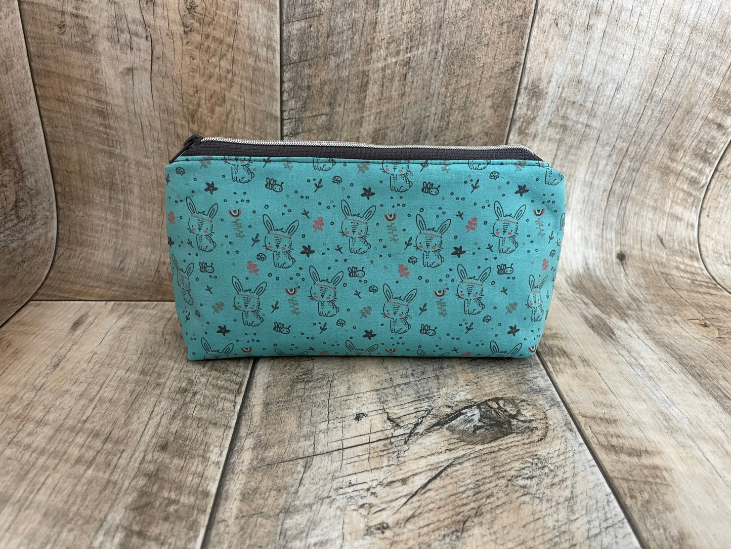 Täschchen „Boho Kaninchen Türkis“