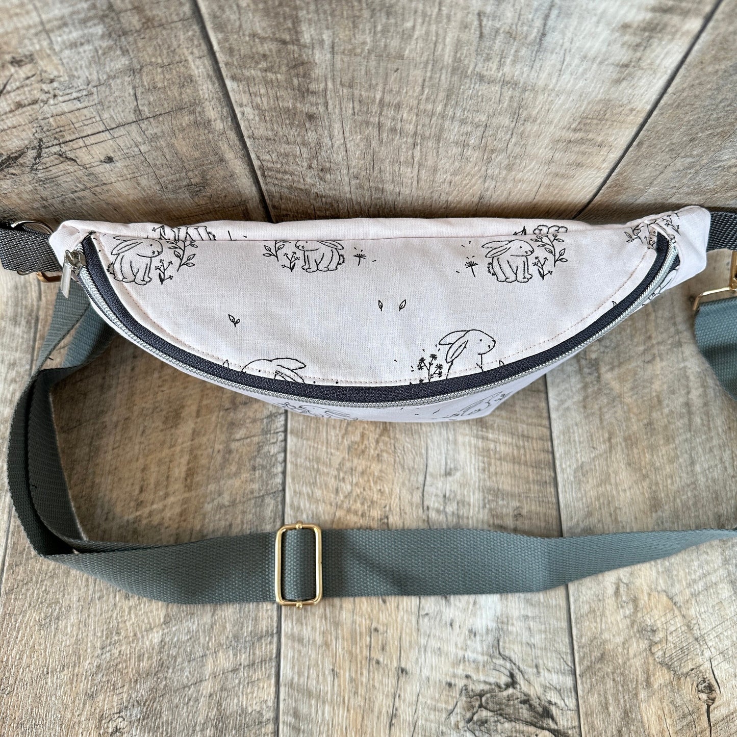 Crossbodybag „Kaninchen Rosé“