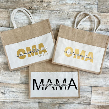 Jutebeutel „Geschenktasche XXL“