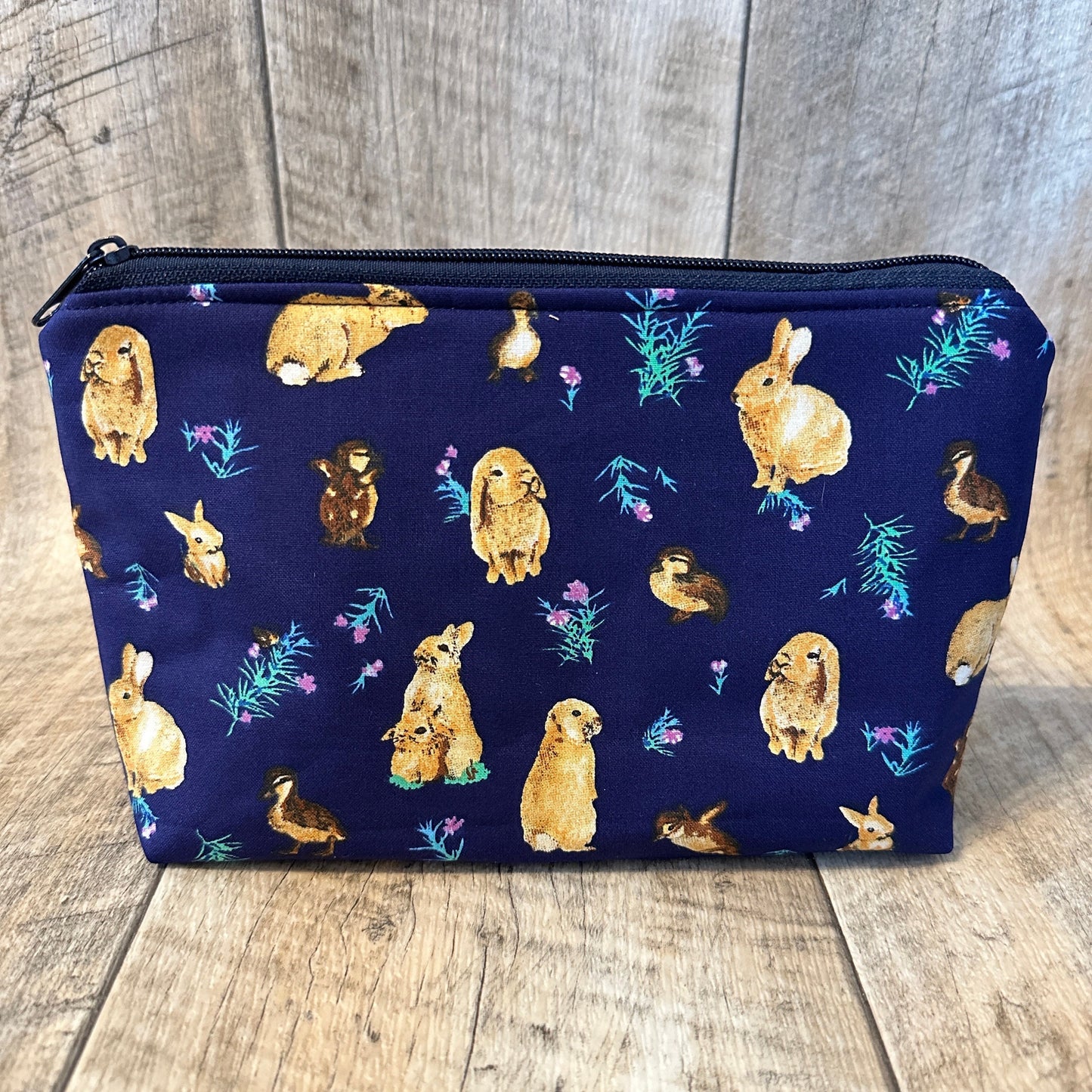 Kosmetiktasche "Kaninchen Blau"