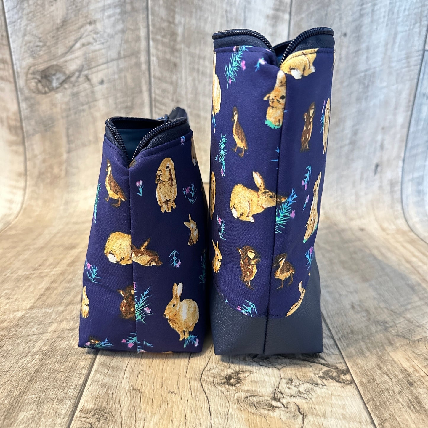 Kosmetiktasche "Kaninchen Blau"